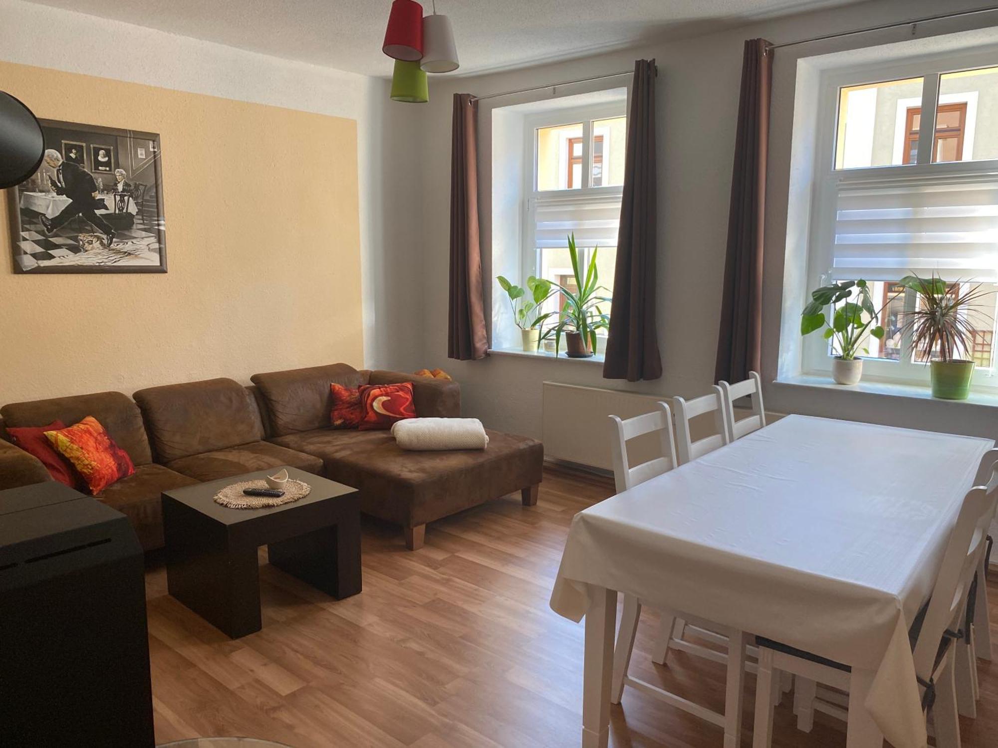 Ferienwohnung Zwoenitz Bagian luar foto